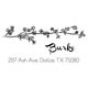 Spring Branch Wood Handle Rubber Stamp Image 2 of 2